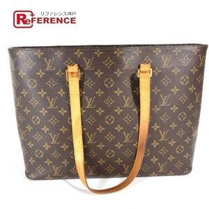 Louis Vuitton Monogram Luco Bag handbag tote shoulder canvas brown